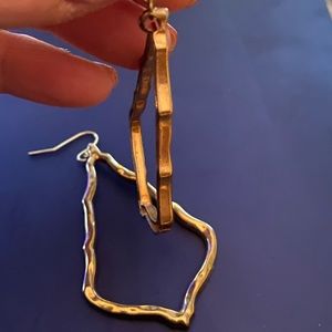 EUC Gold Plated Dangle Earrings